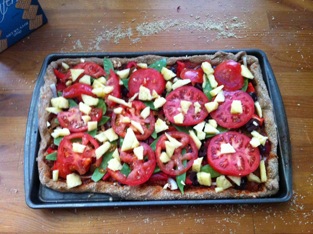 The Springmans blog, vegan pizza